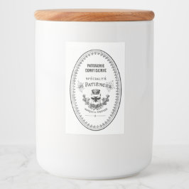 Etiqueta de Compro de pastelaria francesa Vintage