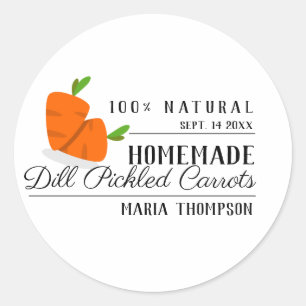 Etiqueta de Conservas de Conserva de Cenoura Selec