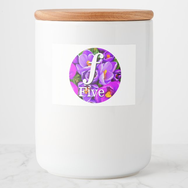 Etiqueta de Contêiner de Comida Personalizada (Frente)