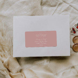 Etiqueta de Correio de Endereço de Devolução Laure