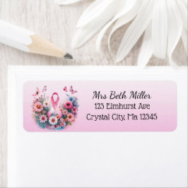 Etiqueta de Correio para Sensibilização do Cancer