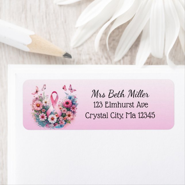 Etiqueta de Correio para Sensibilização do Cancer  (Insitu)