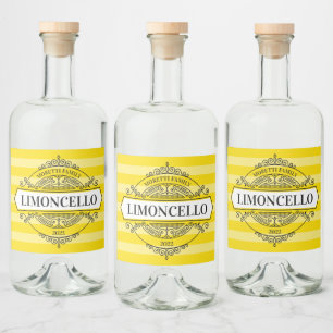 Etiqueta de Crachá do Limoncello Vintage