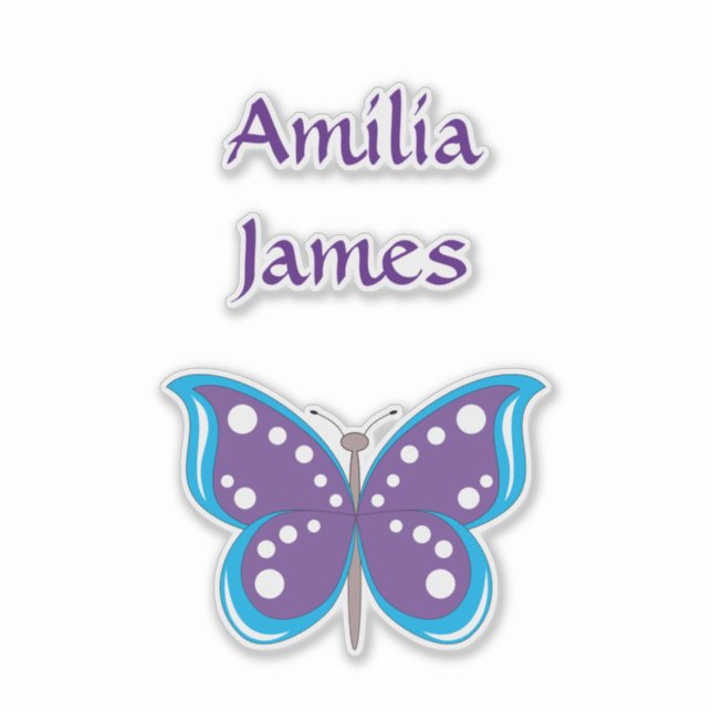 Etiqueta de Crianças Divertidas Personalizadas (Frente)