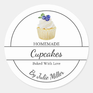 Etiqueta de Cupcakes simples caseiros