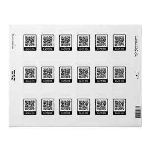 Etiqueta de devolução de código QR personalizado