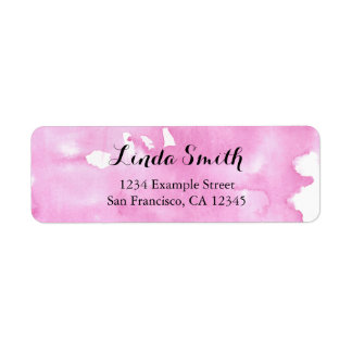 Etiqueta de Devolução de Cores Aquáticas