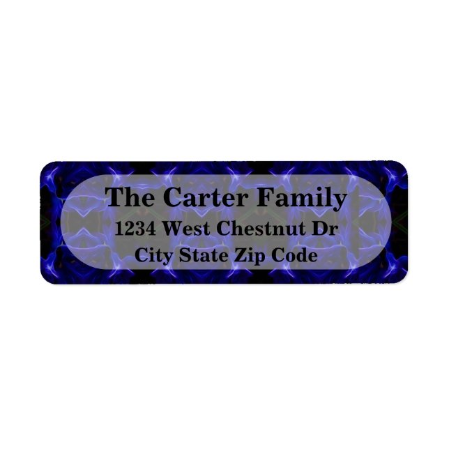 Etiqueta de devolução de endereço de escritório pr (Frente)