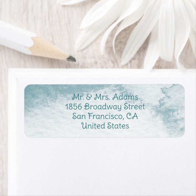 Etiqueta de Devolução Pré-endereçada com Abstrato  (Insitu)