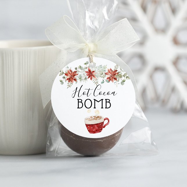 Etiqueta de direção da bomba de chocolate quente (Criador carregado)