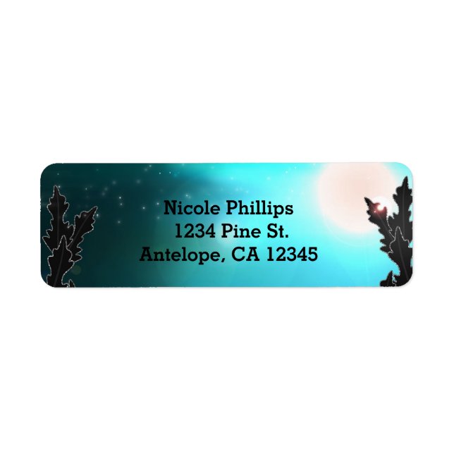 Etiqueta De Dusk até Dawn Blue Night Address Labs (Frente)