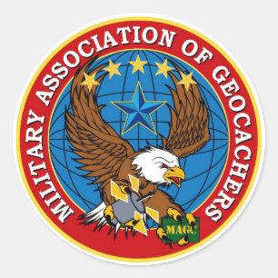 Etiqueta de Eagle do gritar de MAGC