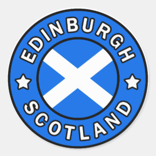 Etiqueta de Edimburgo Scotland