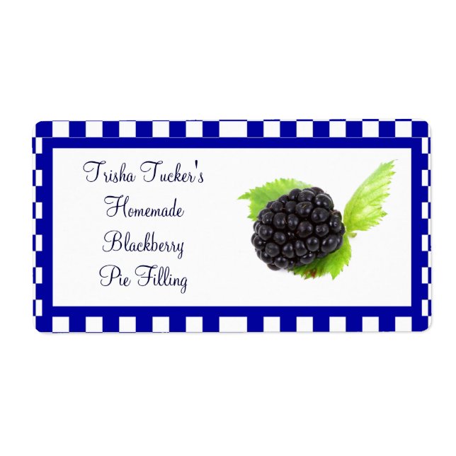 Etiqueta de emade Jelly/Jam (Frente)