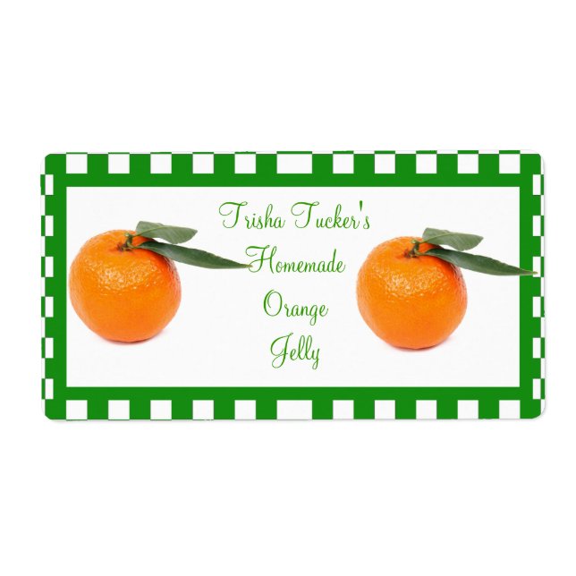 Etiqueta de emade Jelly/Jam (Frente)