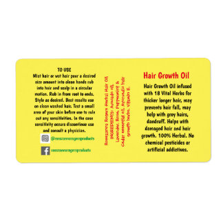 Etiqueta de embalagem