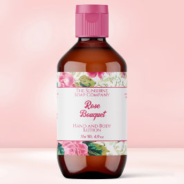Etiqueta de Embalagem de Sabão Cosmético - Rosas R