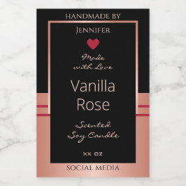 Etiqueta de empacotamento do produto clássico pret