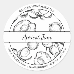 Etiqueta de Emperramento de Apricot de Esquema Pre