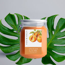 Etiqueta de Emperramento de Apricot Homemade Elega