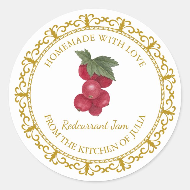 Etiqueta de Emperramento de Corinto Redundante de  (Frente)