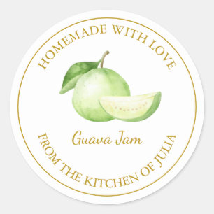Etiqueta de Emperramento de Guava Homemade Dourada