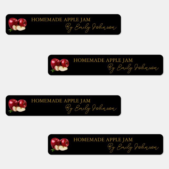 Etiqueta de Emperramento de Maçã Homemade (Grupo)