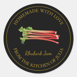 Etiqueta de emperramento de Rhubarb doméstico Dour