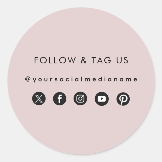 Etiqueta de Encapsulamento de Nomes Personalizados (Frente)