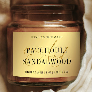 Etiqueta de Encapsulamento de Produto de Velas Dou