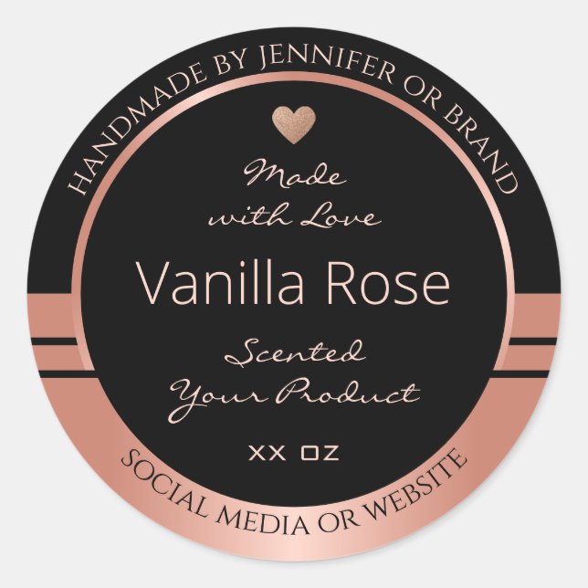 Etiqueta de encapsulamento do produto de luxo pret (Frente)