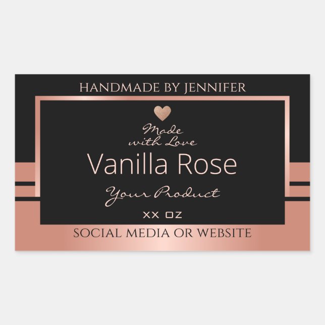 Etiqueta de encapsulamento do produto de luxo pret (Frente)