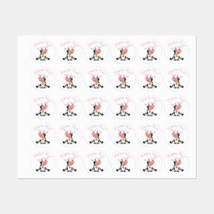 etiqueta de endereço de aniversário