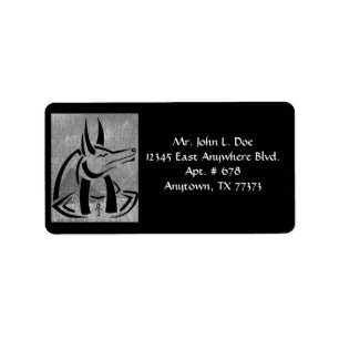 Etiqueta de endereço de Anubis