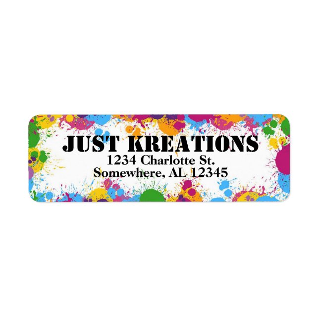 Etiqueta de Endereço de Devolução (Frente)