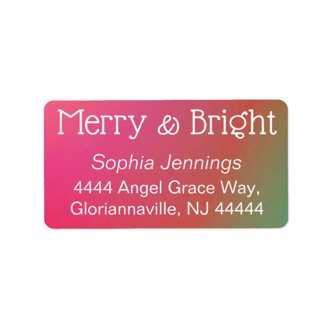 Etiqueta de Endereço de Devolução (Frente)