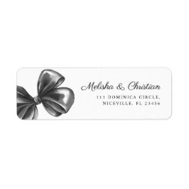 Etiqueta de Endereço de Devolução Casamento.