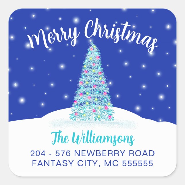 Etiqueta de Endereço de Devolução da Árvore de Nat (Frente)