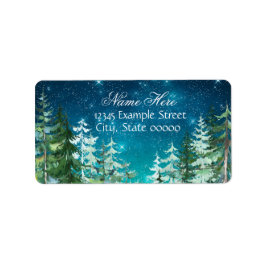 Etiqueta de Endereço de Devolução da Floresta Notu