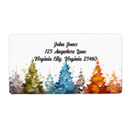 Etiqueta de Endereço de Devolução de Árvores de Co