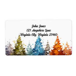 Etiqueta de Endereço de Devolução de Árvores de Co