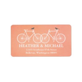Etiqueta de Endereço de Devolução de Bicicletas e