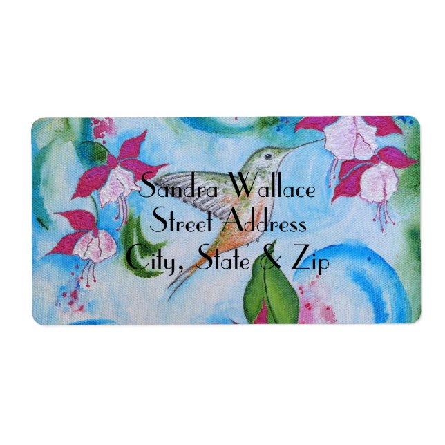 Etiqueta de Endereço de Devolução de Casamento Hum (Frente)