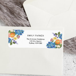 Etiqueta de Endereço de Devolução de Chá de panela