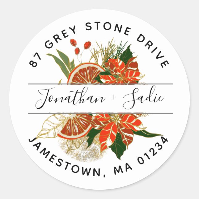 Etiqueta de Endereço de Devolução de Citrus (Frente)