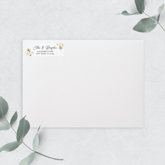 Etiqueta de Endereço de Devolução de Invólucro de  (Criador carregado)