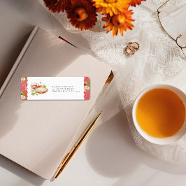 Etiqueta de Endereço de Devolução de Olhos