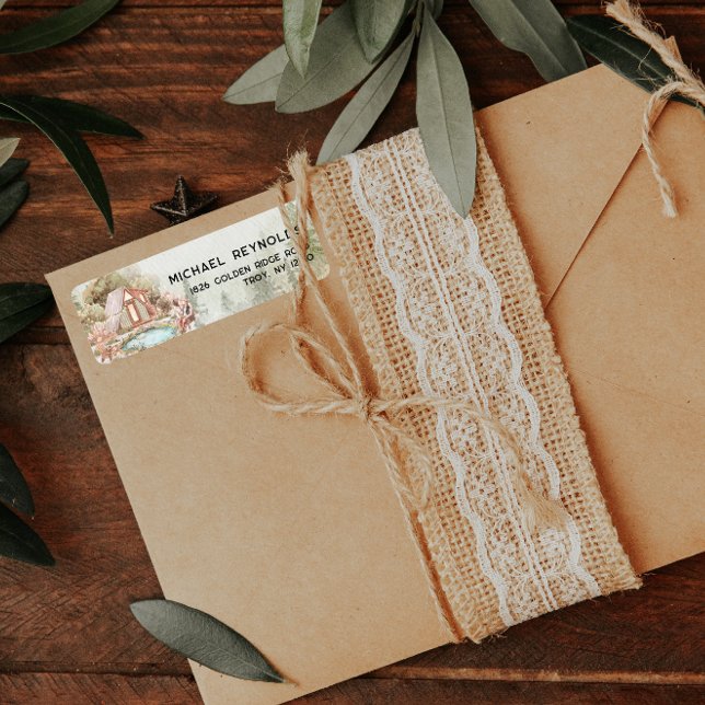 Etiqueta de Endereço de Devolução de Tema (Criador carregado)