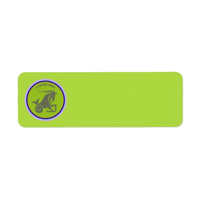 Etiqueta de Endereço de Devolução do Capricorn (Frente)