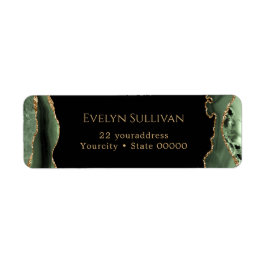 etiqueta de endereço de devolução do gate verde sa